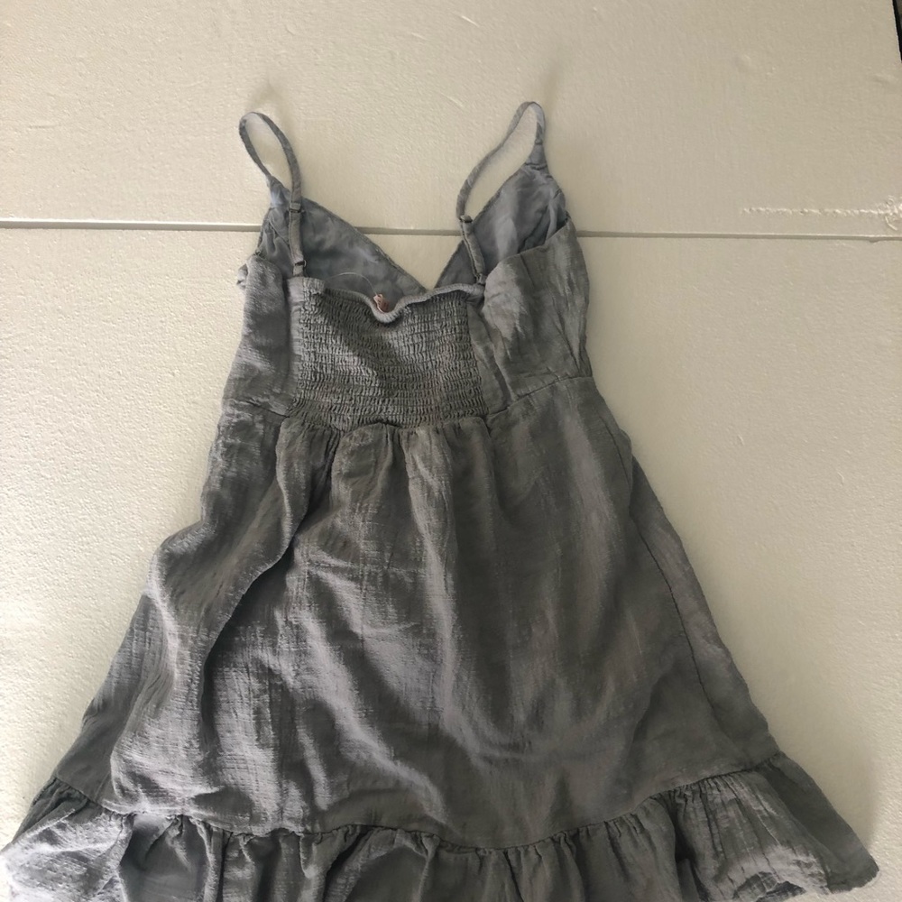 PacSun Lottie Moss light blue ruffle mini dress - Picture 10 of 14
